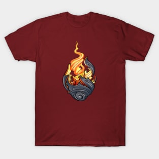 Filigree flame T-Shirt